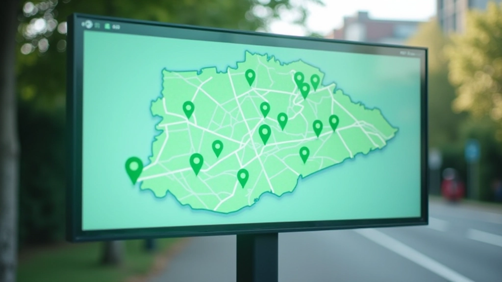 Uzlādes staciju tīkla karte Latvijā, parādot infrastruktūru